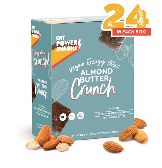 Box of Almond Butter vegan energy bites